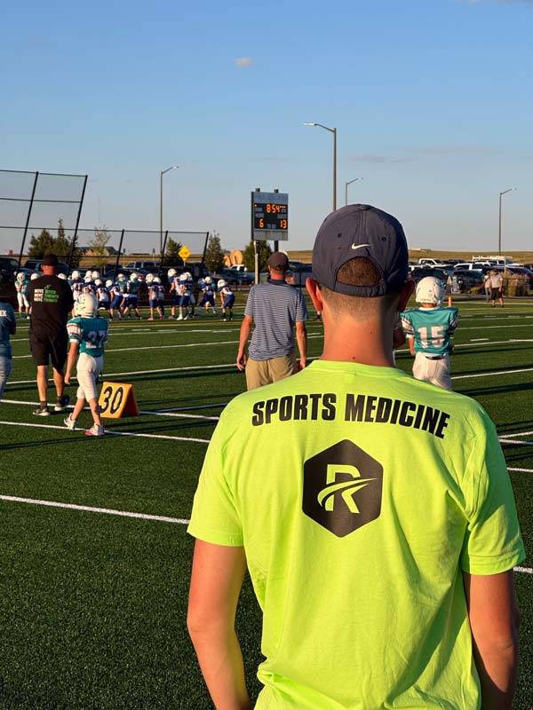 sideline care for young athletics at games